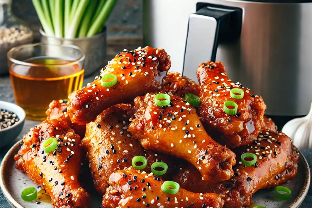 Delicious Air Fryer Honey Garlic Wings